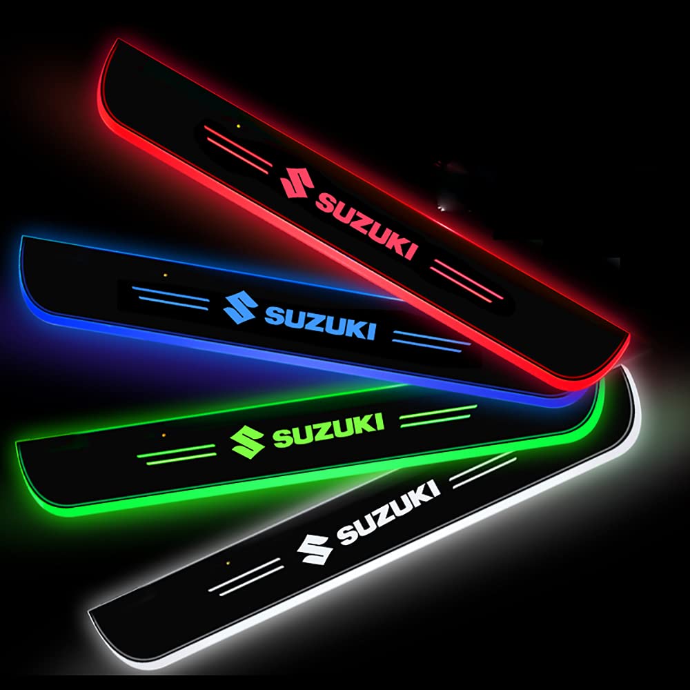 LAYBACK LEDスカッフプレート レヴォーグ (YS)LEDサイドシルプレート(前後左右分セット)LAYBACK